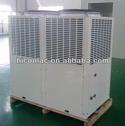 Low temperature condensing unit air source EVI split inverter air to water  heat pump all in one heat pump water heater