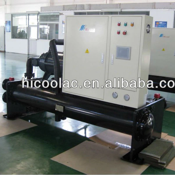 Water cooled  air cooled screw chiller industrial water chiller cooling water source  ground source heat pump
