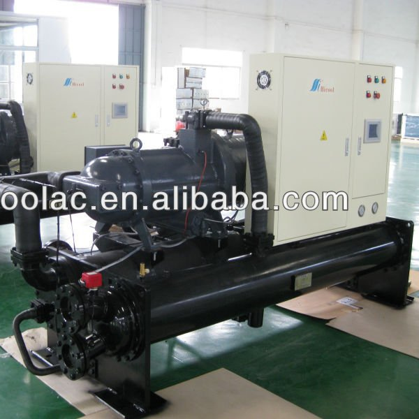 Water cooled  air cooled screw chiller industrial water chiller cooling water source  ground source heat pump