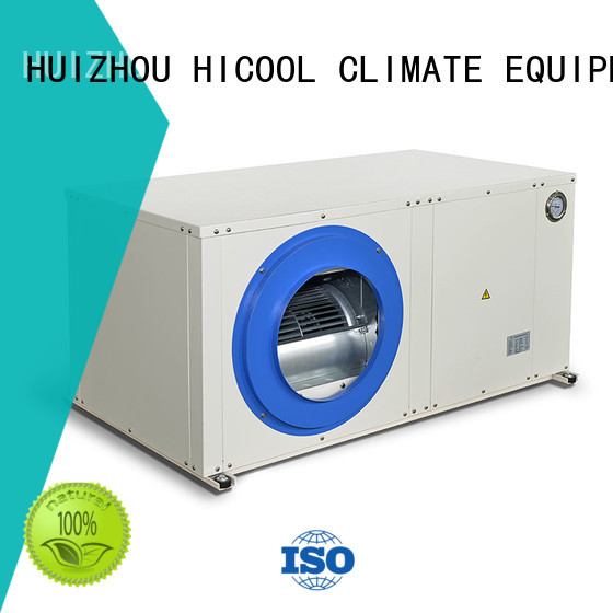 HICOOL heat water cooled heat pump package unit units place