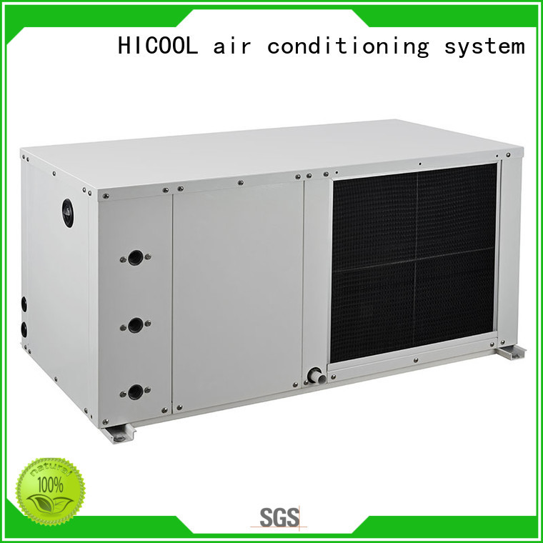 units water cooled heat pump package unit with 40% power saving for apartments HICOOL