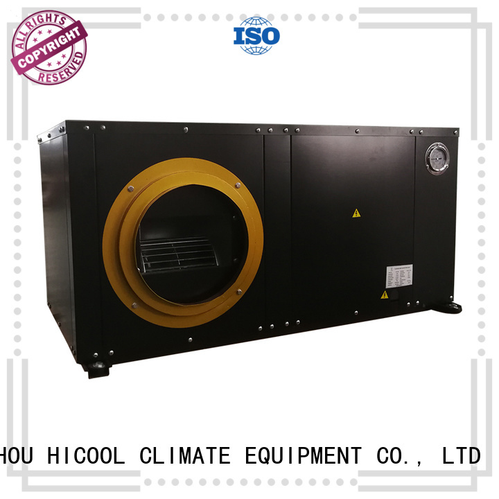 water cooled heat pump package unit cooled place HICOOL