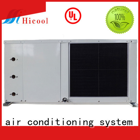 parameter water cooled heat pump package unit cooled for apartments HICOOL