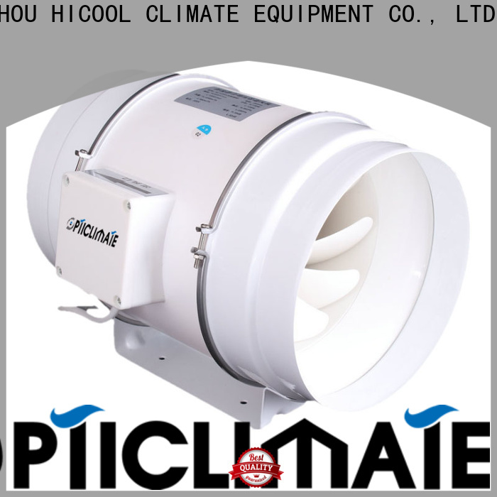 HICOOL inline duct exhaust fan series for offices