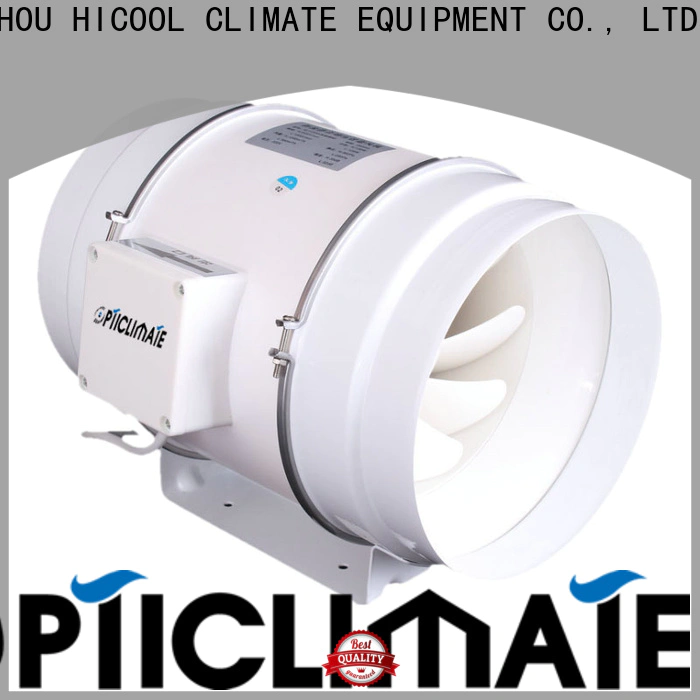 HICOOL inline duct exhaust fan series for offices