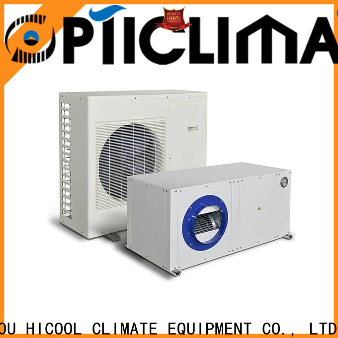 HICOOL water cooled split air conditioner supplier for achts