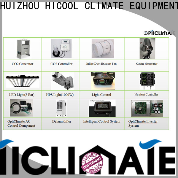 HICOOL energy-saving grow room climate controller suppliers for offices