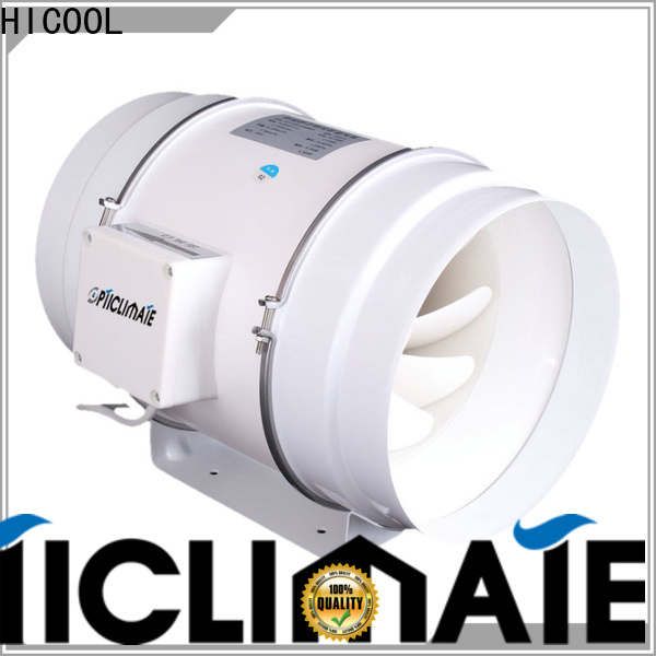 HICOOL inline duct exhaust fan from China for villa