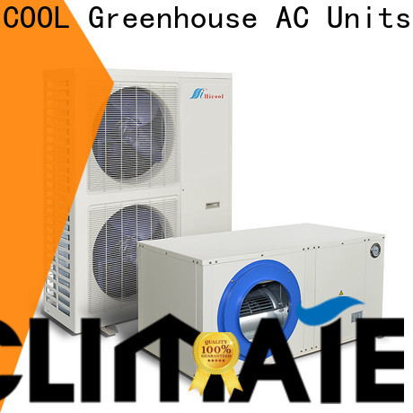 HICOOL quality split system heating and cooling units factory direct supply for greenhouse