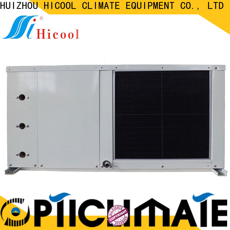 HICOOL top quality water source heat pump cost supply for achts