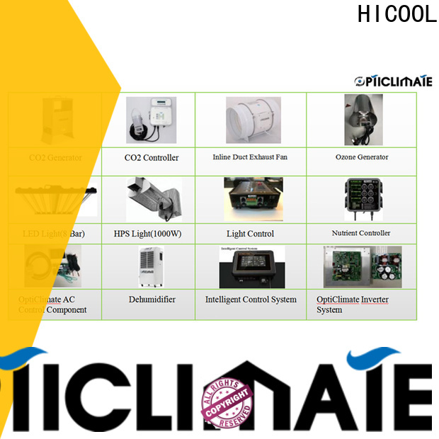 HICOOL grow room climate controller inquire now for hotel