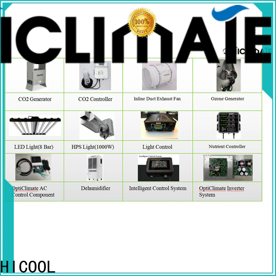 HICOOL evaporative cooling parts manufacturer for horticulture