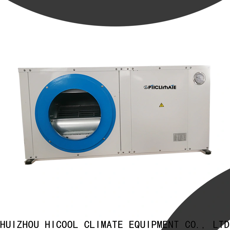 HICOOL eco-friendly water cooled heat pump package unit best supplier for hotel