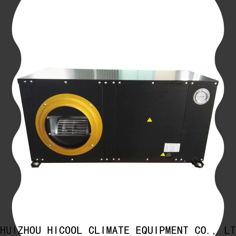 HICOOL best price horizontal water source heat pump from China for urban greening industry