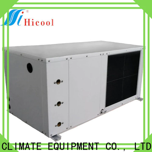 HICOOL eco-friendly water cooled heat pump package unit factory direct supply for hotel