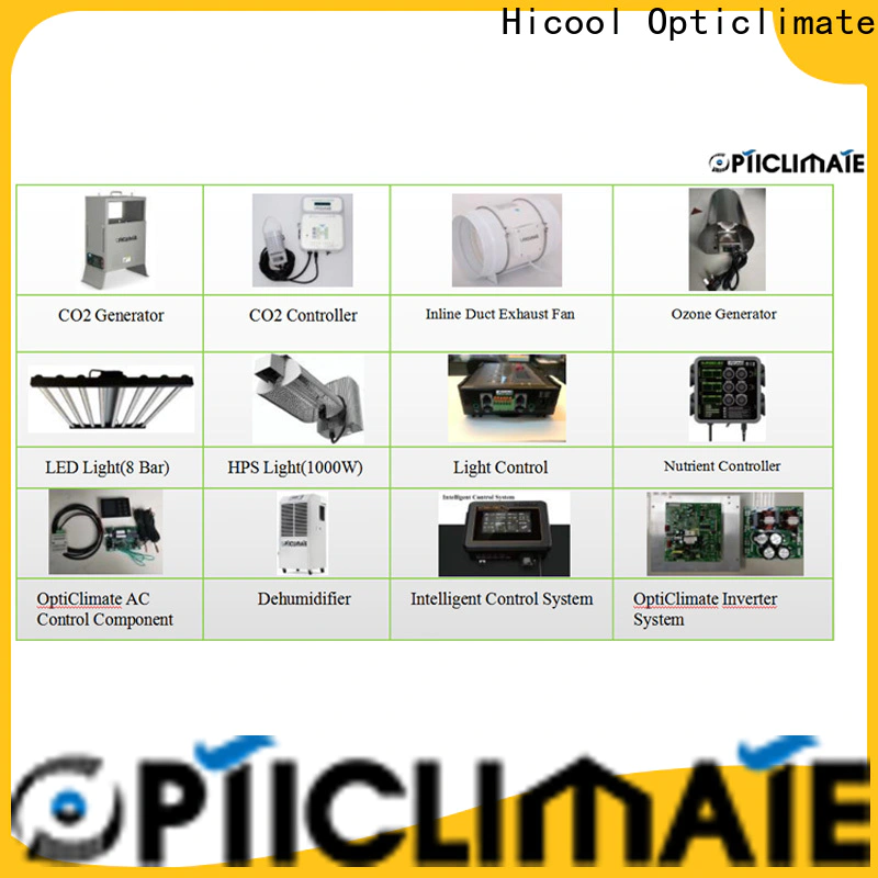 HICOOL evaporative cooling parts supply for horticulture