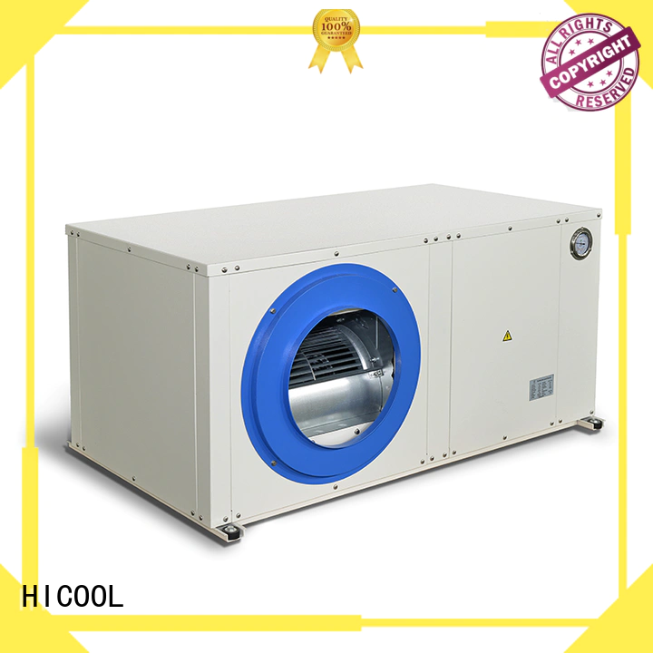 HICOOL Brand control circulating Humidity water source heat pump cost